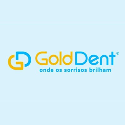 Gold Dent Onde os sorrisos brilham Clinica odontolófica Dentista Logo Condomínio Biocentro Curitiba